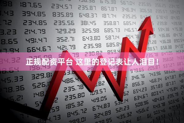 正规配资平台 这里的登记表让人泪目！
